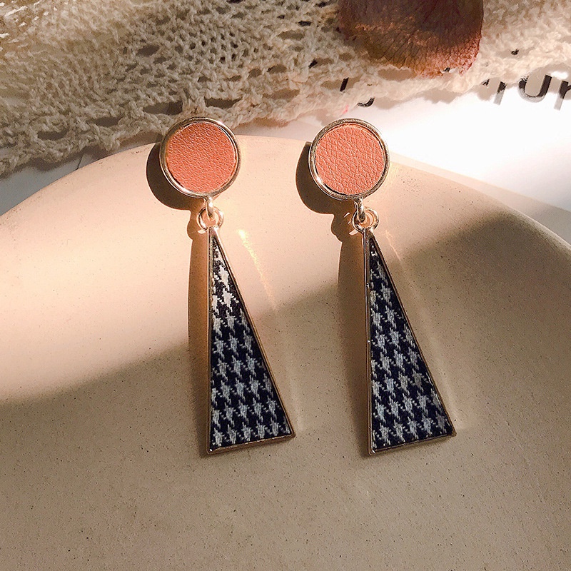 Anting Wanita Model Retro Geometric Earrings Korean Style-K