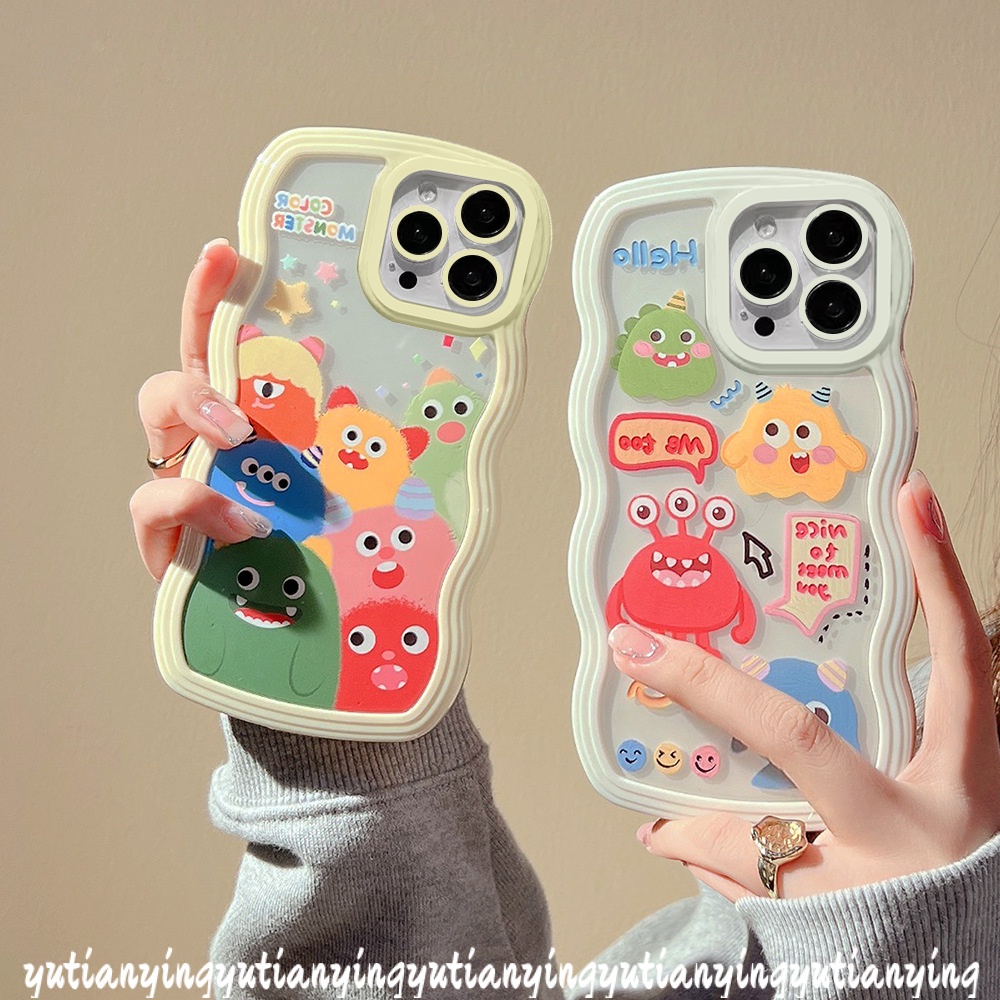 Soft Case Tpu Motif Kartun Monster Kecil Untuk Samsung A13 A12 A50 A50s A30s A03 A03s A32 A21s A31 A23 A52 A52s A02s A22 M32 M22 M11