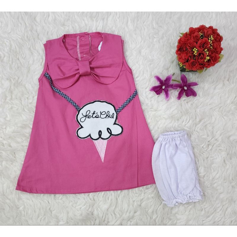 baju bayi perempuan set dres baby girl