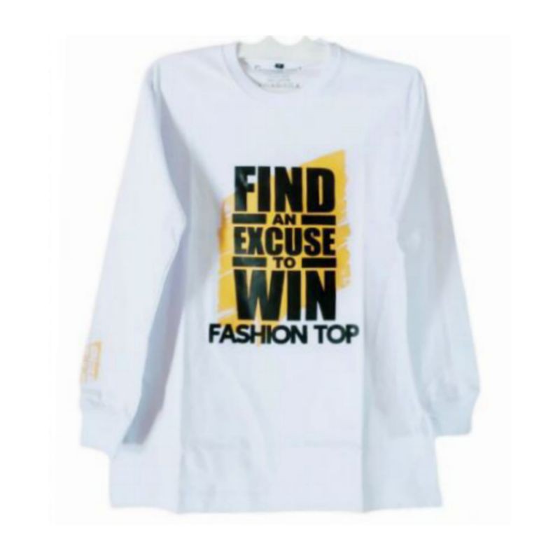 Kaos Wanita Lengan Panjang Motif Zolaqu Navy Latin