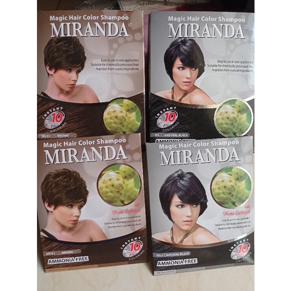 MIRANDA MAGIC HAIR COLOR SHAMPOO NONI EXTRACT - BSY - BESTWAY