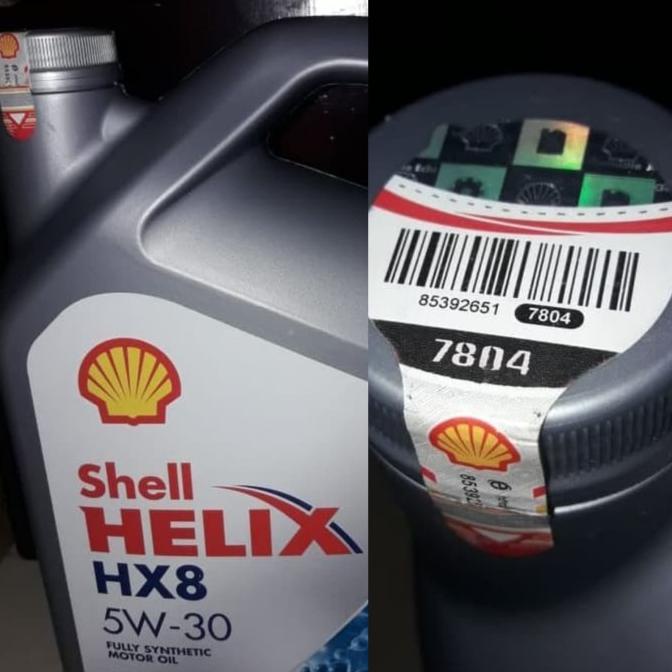 [[BISA COD]] Oli Shell Helix HX8 SAE 5W-30 API SN Plus Fully Synthetic 4 Liter