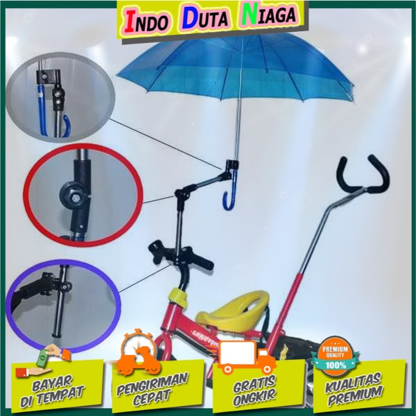 VKTECH Folded Stand Payung Multifungsi Sepeda Stroller Kereta Bayi