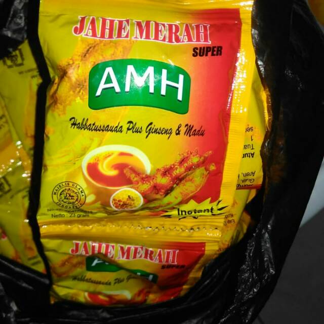 

Jahe merah AMH Renceng isi 10 sachet