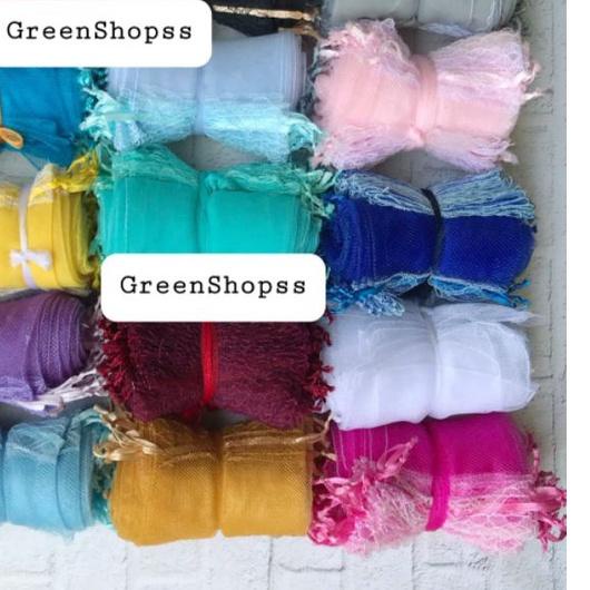 ➺ 50 pcs size 15x25 pouch jaring serut tile souvenir #buku yasin #yasin ➱