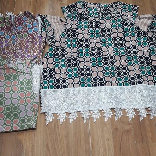Blus Batik Tangan Crop