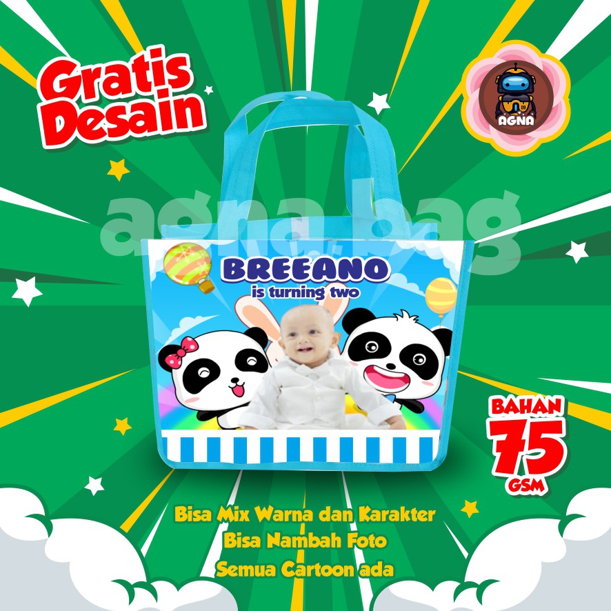 

GOODIE BAG MURAH / TAS ULTAH CUSTOM /TAS ULTAH PROMO/ TAS ULTAH PANDA