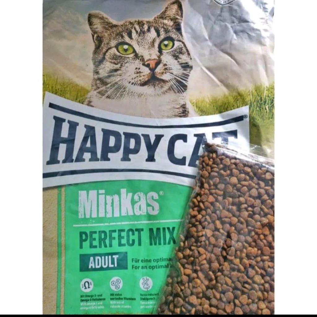 Happy Cat Minkas Perfect Mix 1kg REPACK makanan kucing catfood