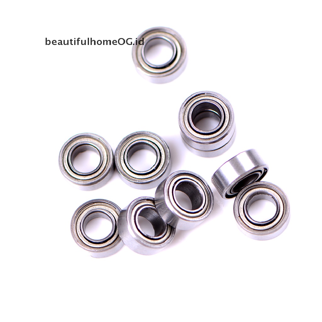 10 Pcs Miniatur Bola bearing MR105ZZ L-1050 MR105 Ukuran 5x10 X 4mm Mr105zz Bearing ABEC-1 (10PCS) Miniatur MR105 ZZ Ball Bearing 5x10 X 4mm