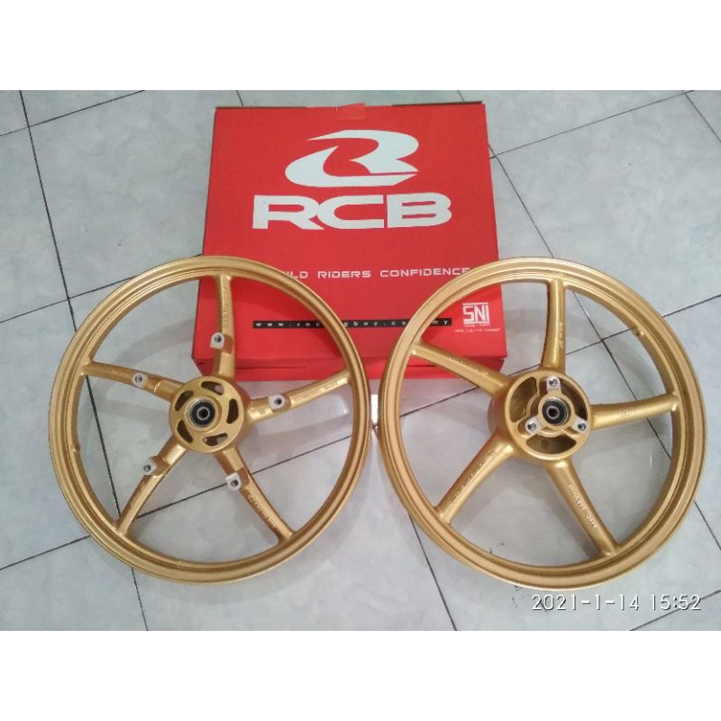 VELG RCB SATRIA FU SATRIA FU FI PELEK RACINGBOY SP522 SATRIA FU RAIDER BELANG150 BUKAN DAYTONA BRT