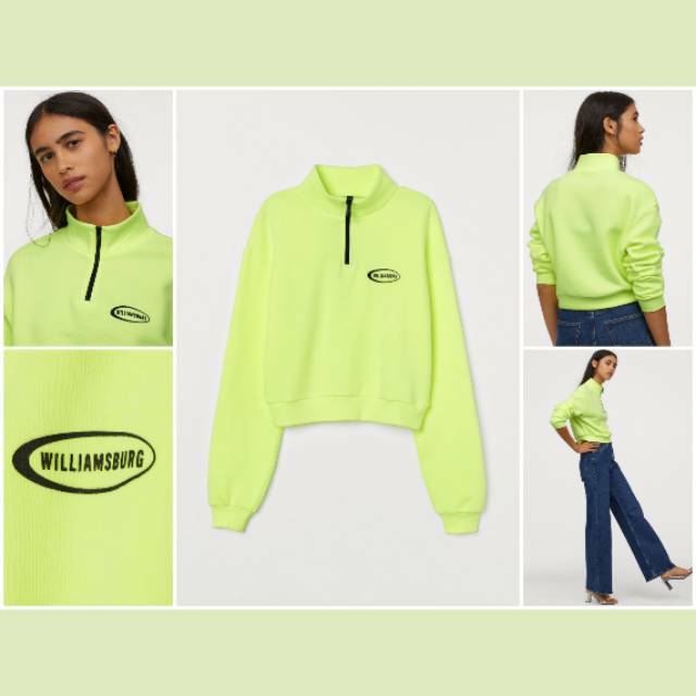 neon hoodie hm