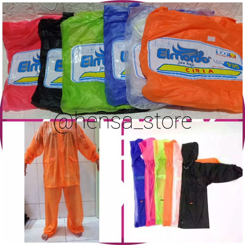 Hensastore Jas Hujan / Mantel celana dan baju