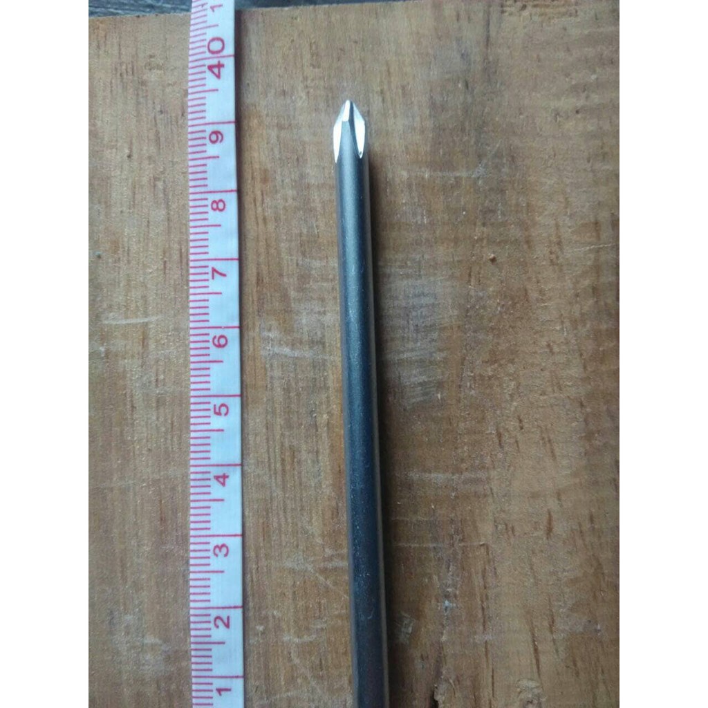 Obeng Sedang 5*300mm (+) Plus Panjang 30cm 12&quot; 12 inch Magnet