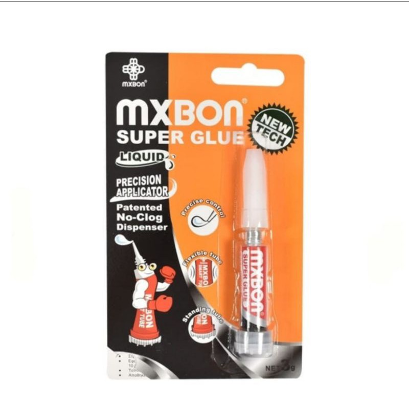 

MXBON LEM SUPER SMART TUBE CAIR 3ML SUPER GLUE SMART TUBE