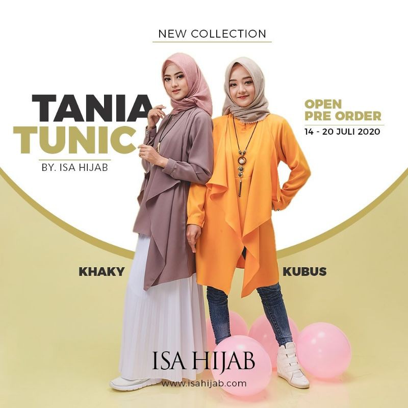 Tania tunik by Isa hijab