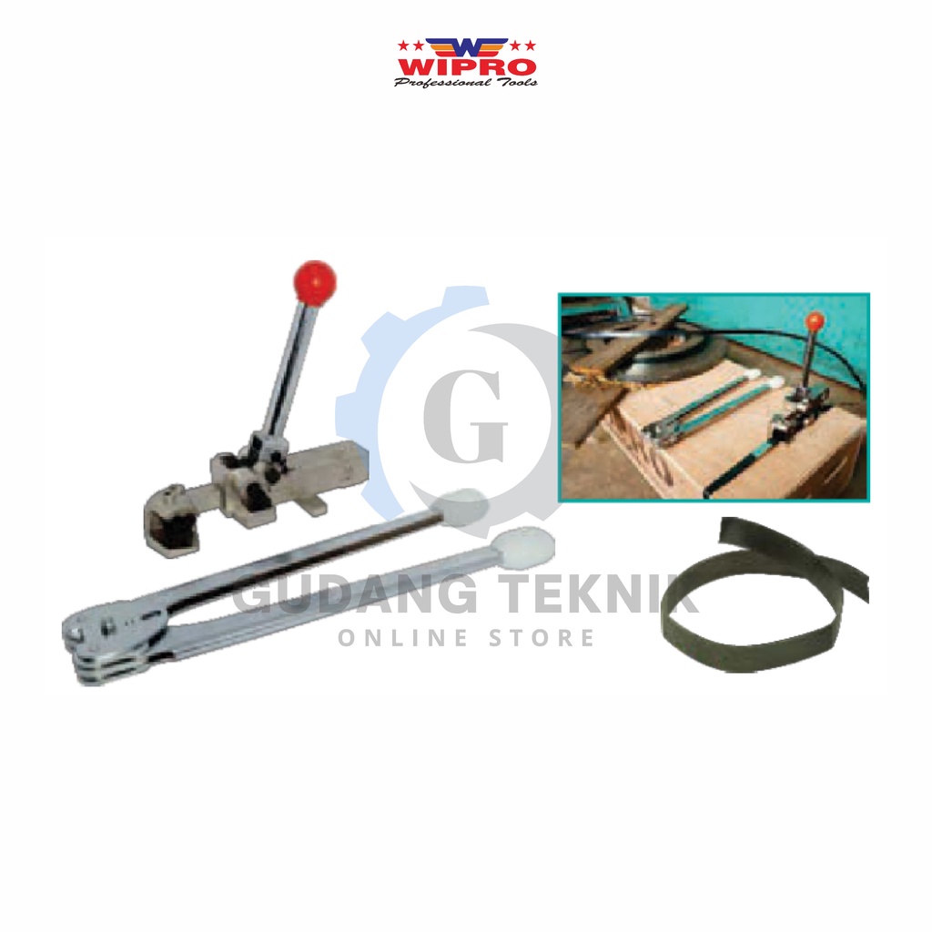 Alat Straping Band Manual  5/8&quot; WIPRO STM03 / Alat Pengikat Tali Klem Kardus Peti 5/8 Inch STM-03 WIPRO STM 03 WIPRO