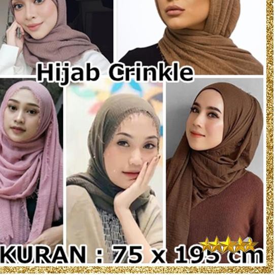 Realpct Pashmina rawis hijab crinkle arabic A39 kerudung turki malaysia ZIOSCARF negro shawl a39 ✦❀☀