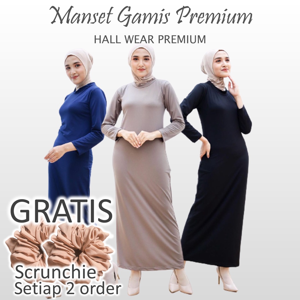 Iner Span Dress Inner Iner Gamis Inner Gamis Inner Dres Iner Dres Manset Turtle Neck Inner turtlenec