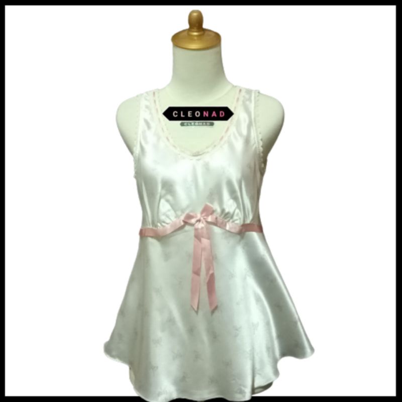 TANK TOP SATIN CLEONAD PRELOVED SECOND