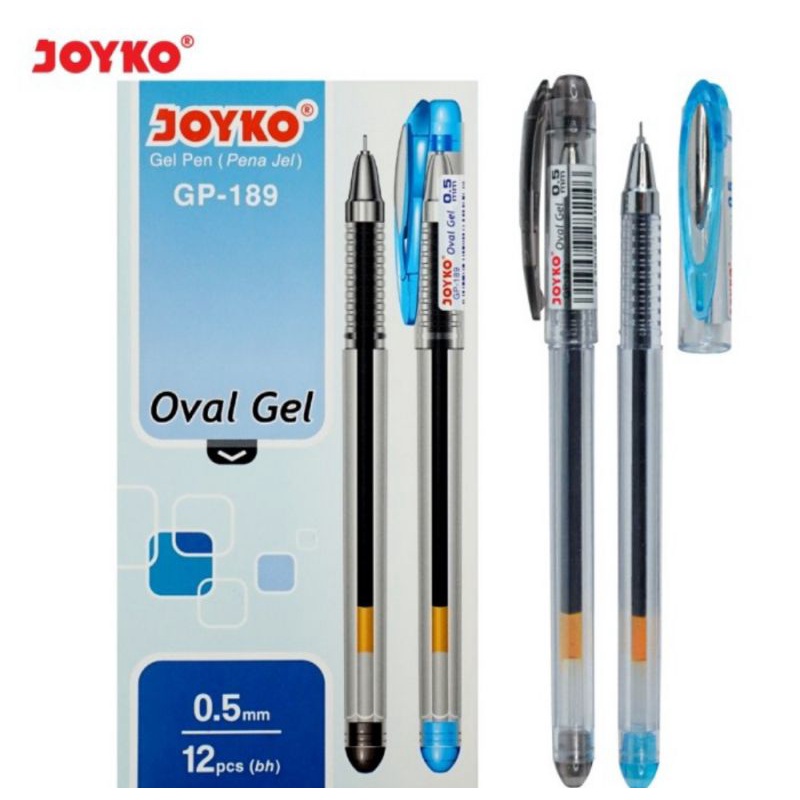 Gel Pen Pulpen Pena Joyko GP-189 Oval Gel 0.5 mm GP189