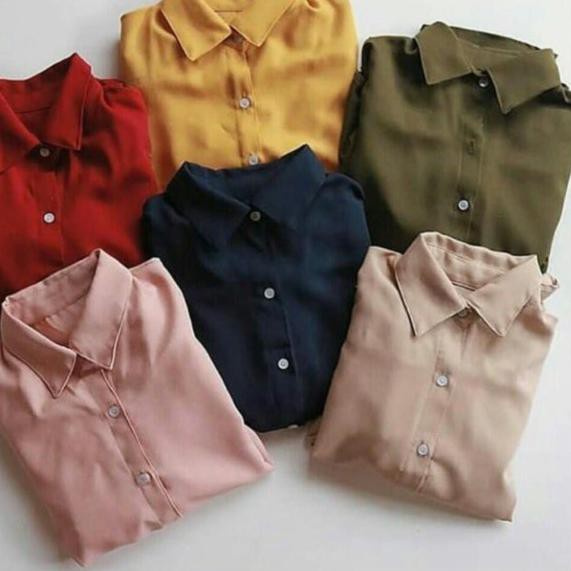 freeOngkir BASIC TOP BLOUSE PAKAIAN ATASAN WANITA