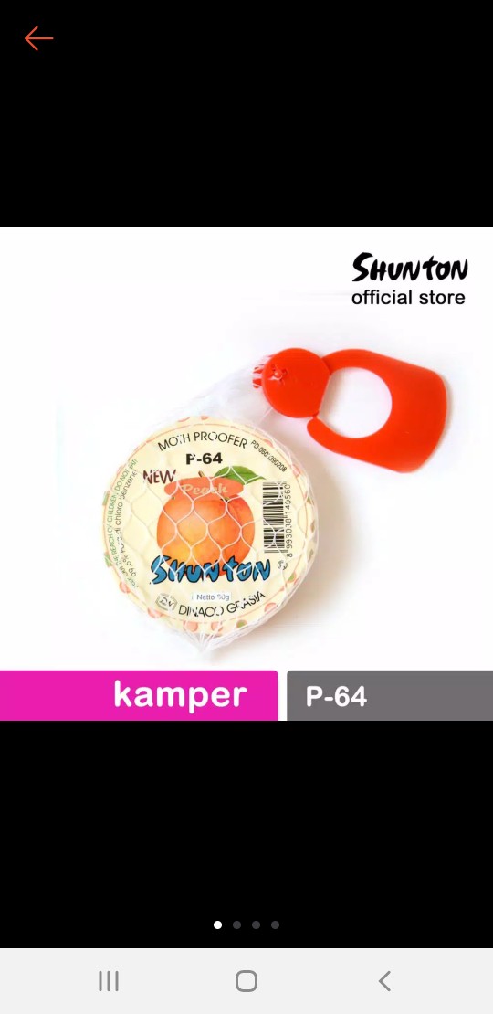 Shunton Kamper Gantung P64 - Peach