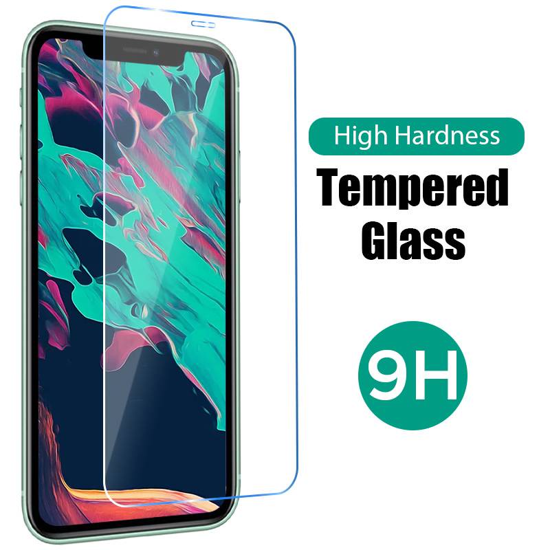 Pelindung Layar Tempered Glass Untuk Iphone 11 12 13 Pro Max Mini 6 6s 7 8 Plus X Xs Max Xr Se 2020