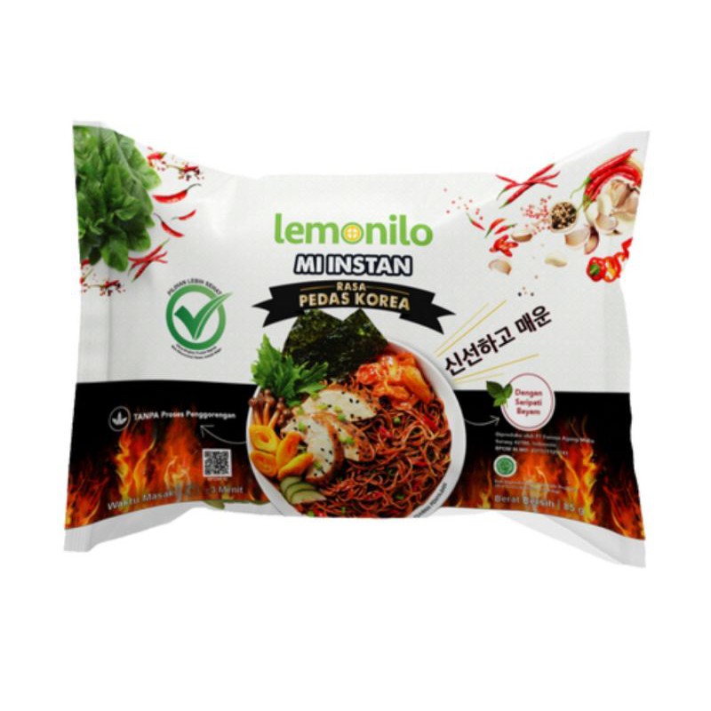 

Lemonilo Mie instan Rasa Pedas Korea Daebak 85gr