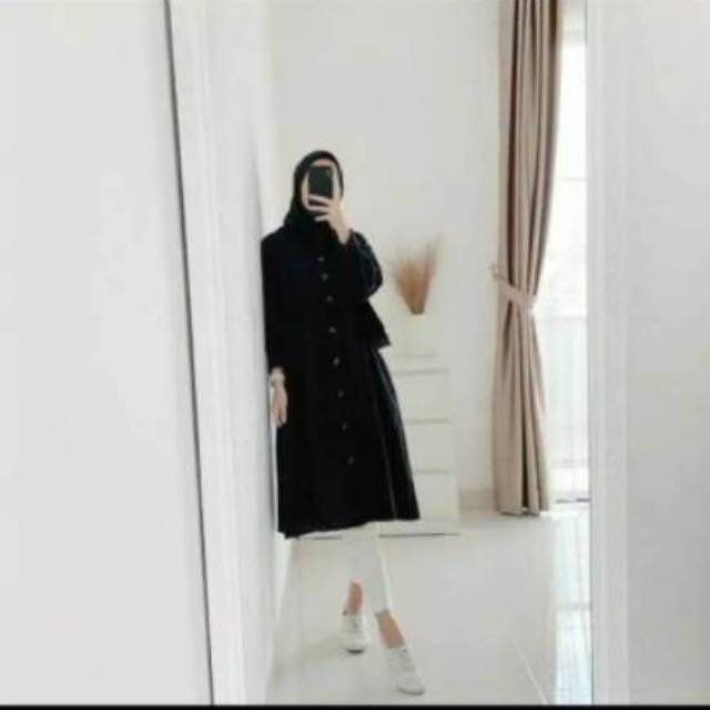 Kemeja tunik dzuvia real pict