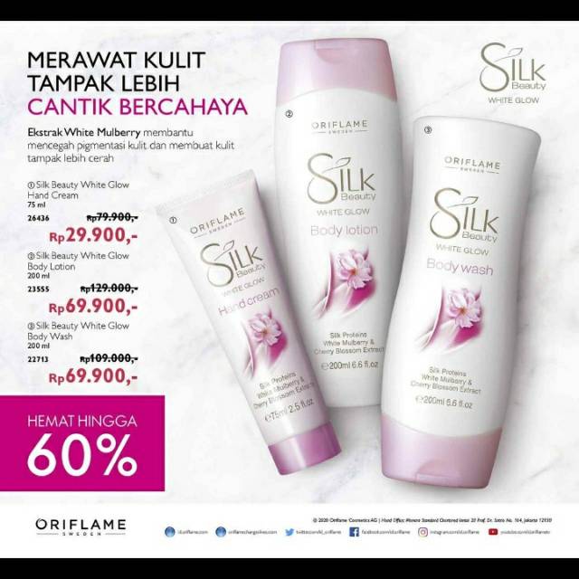 Produk pemutih badan oriflame