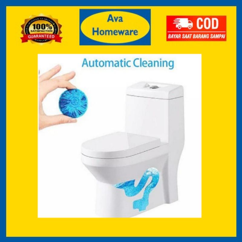 1 Pack Isi 5 pcs Tablet Biru Pembersih Toilet – AC 51 – Untuk Toilet duduk WC kloset Kamar Mandi Pew