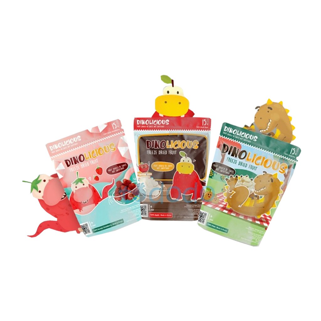 Dinolicious Freeze Dried Fruit - Snack Buah Korea 1Y