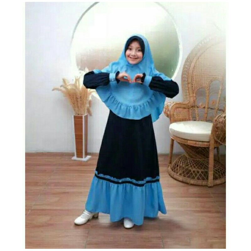 inayah syar'i kids//gamis anak tanggung//gamis remaja