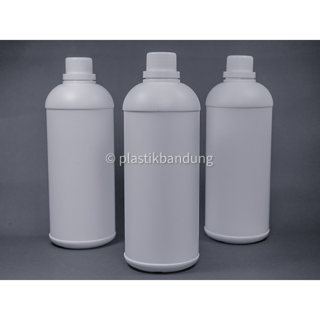 Botol Plastik Agro HDPE 1 Liter Warna Putih
