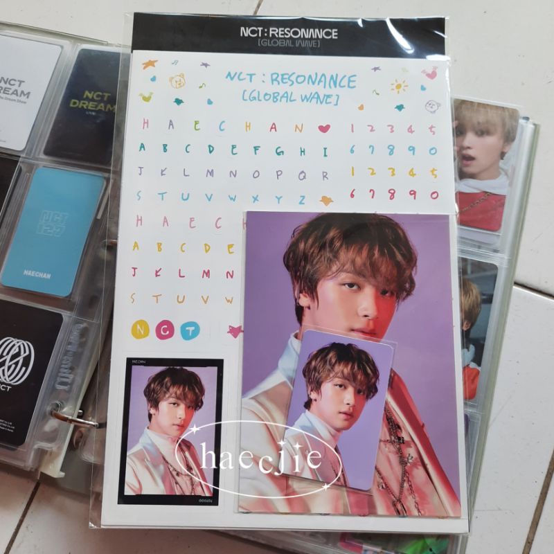 [FULLSET] Official Photocard NCT 2020 Haechan Deco Sticker Beyond Live Resonance global wave postcar