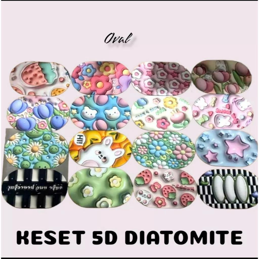 KESET KAKI 3D MOTIF , MUDAH MENYERAP AIR , ANTI SLIP