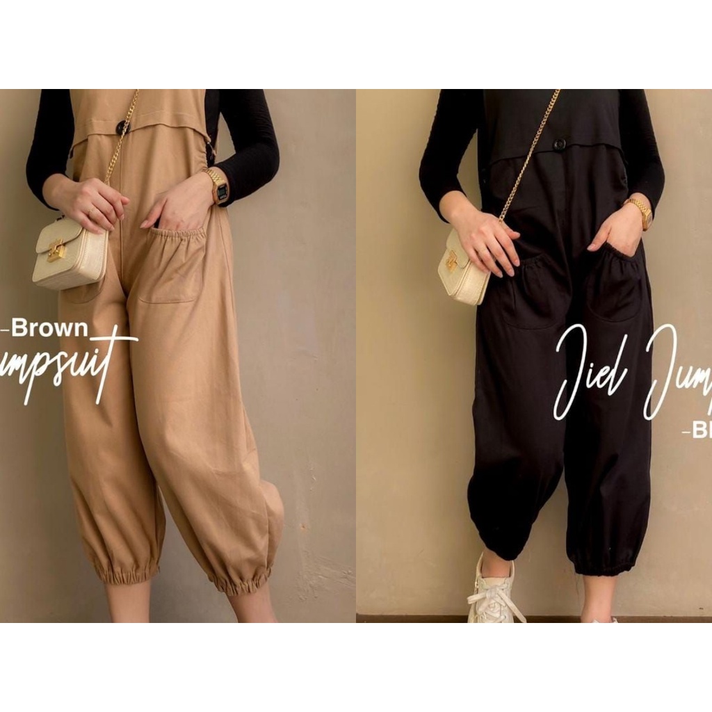 Hany Jumswit / Jiel Jumswit / Overall Jiel Coton Twil / Jumswit Jiel / Overall Jumpsuit Twill Fesyen Korea