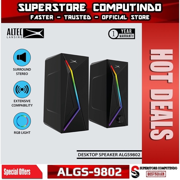 Speaker Altec Lansing ALGS-9802 RGB 2.0 | Altec ALGS9802 RGB