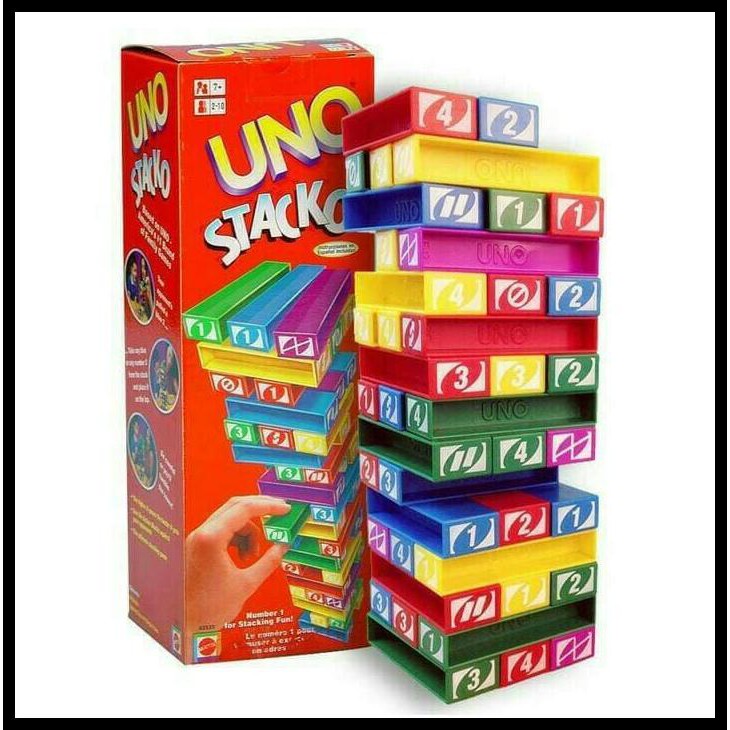 Mainan Tower Uno Stacko / Uno Stacko Games