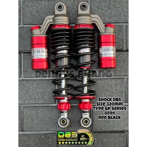 SHOCKBREAKER TABUNG RX KING CB 100 SUPRA KHARISMA UK 320MM dan 340mm DBS ORIGINAL MODEL KTC EXTREAM-Dbs Gp 320 htm/red