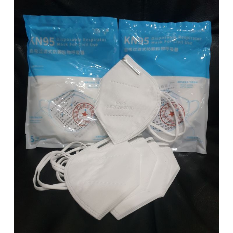 10 pcs MASKER KN95 KAWAT LUAR EARLOOP KN96 MASK