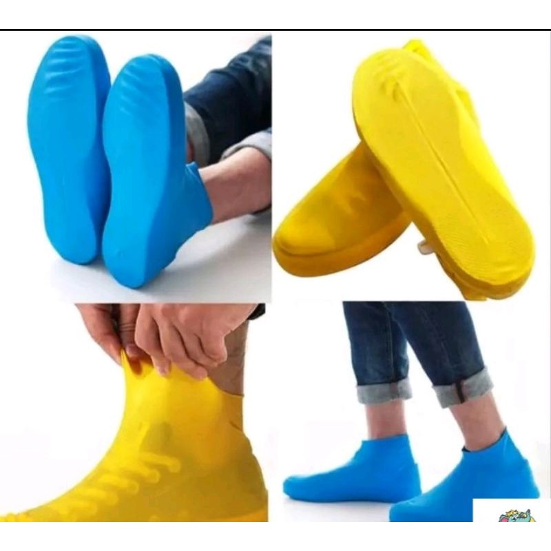 PELINDUNG SEPATU / WATERPROOF SHOE COVER / COVER SEPATU ANTI AIR / SARUNG SEPATU KARET / PELINDUNG SEPATU ANTI AIR HUJAN