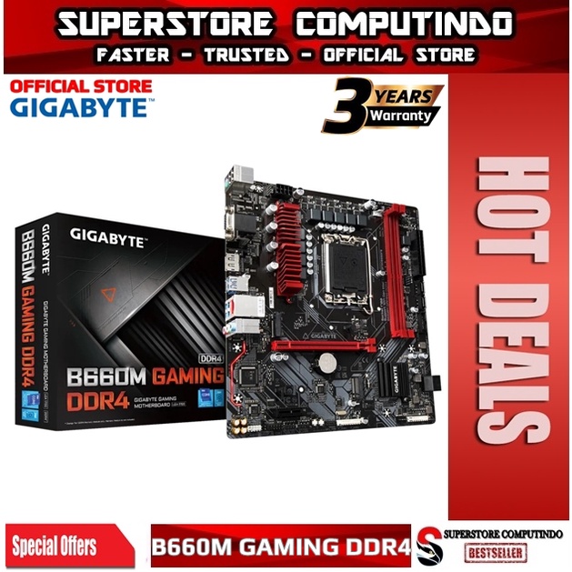 Motherboard Gigabyte B660M GAMING DDR4 (LGA1700, B660, DDR4, USB3.2)