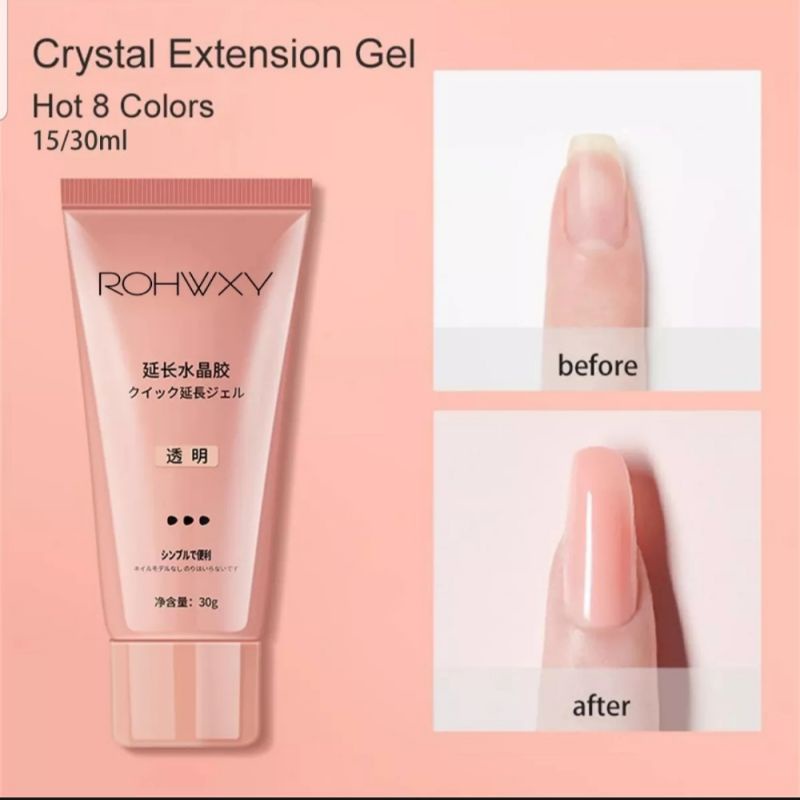 [COD &amp; READY STOCK] POLY UV GEL | POLY ACRYLIC GEL | NAIL EXTENTION | EKSTENSI KUKU | NAIL ART