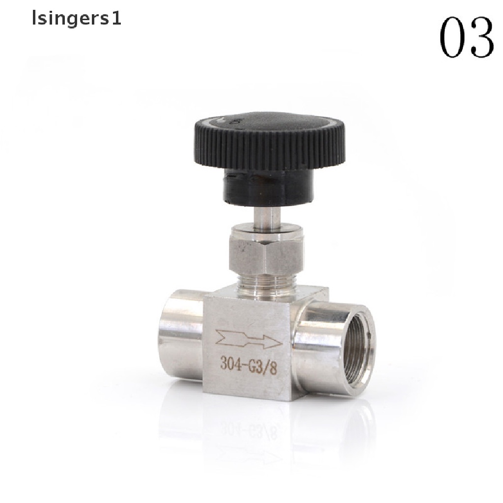(lsingers1) Katup Kontrol Aliran Air / Gas / Minyak 3 / 8 &quot;BSP Female Bahan Stainless Steel