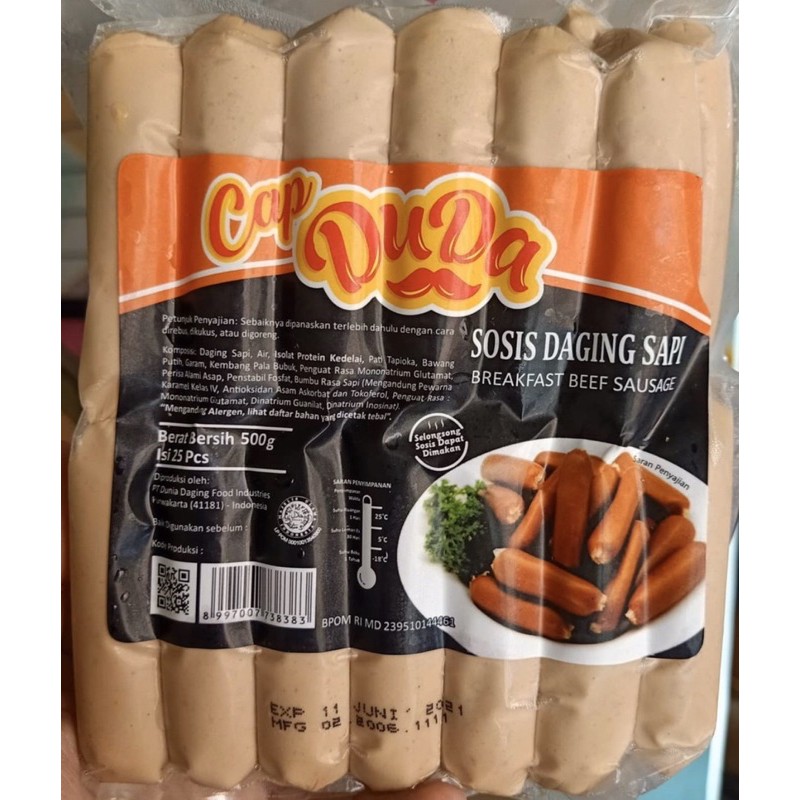

Duda Sosis Sapi & Ayam