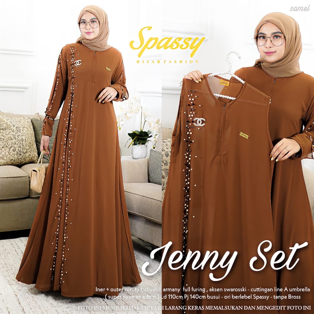 JENNY SET / INNR + OUTER CERUTY BABYDOL ARMANY FULL FURING // SPASSY