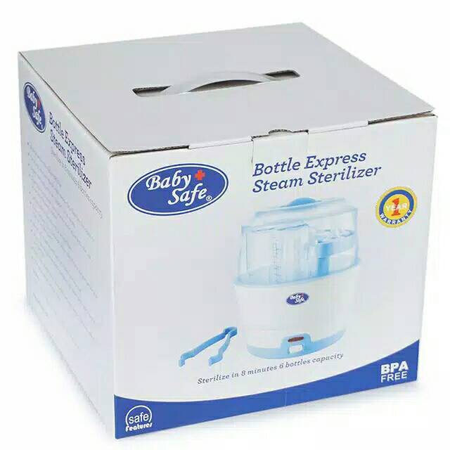 Baby Safe Bottle Express Steam Sterilizer | Steril Botol