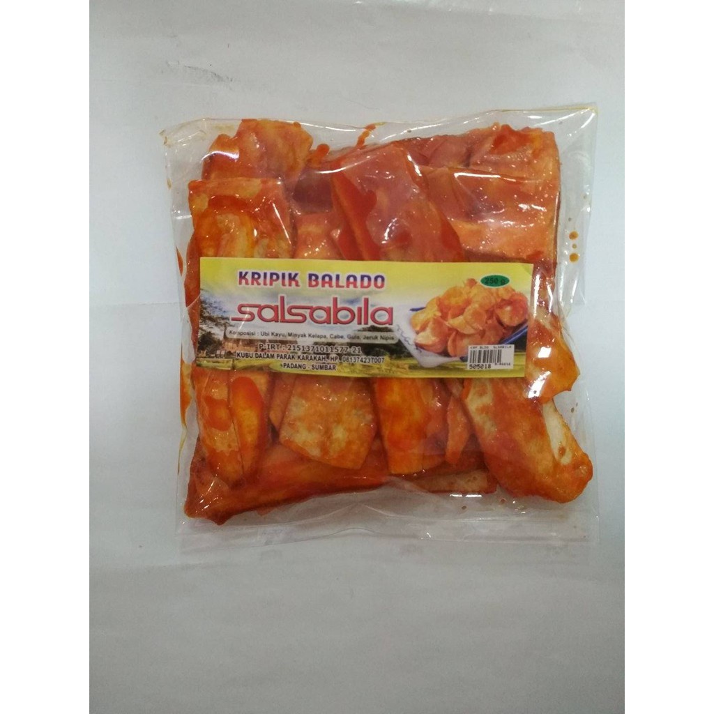 

Keripik Sanjai Balado Salsabila 250gr Kripik Sanjay Balado