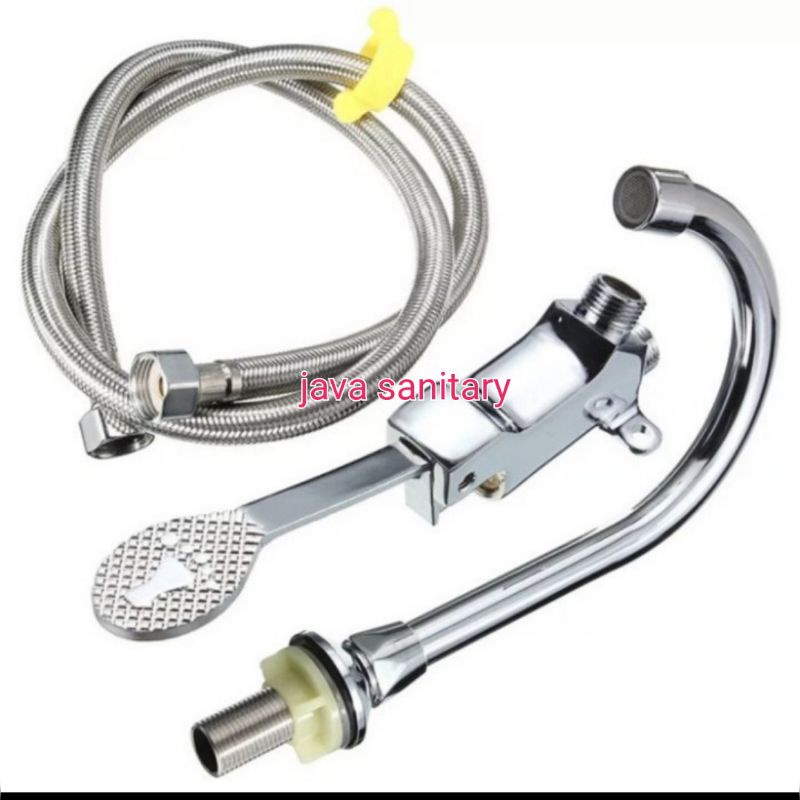 Kran Wastafel Pedal Injak/Kran Wastafel Injak